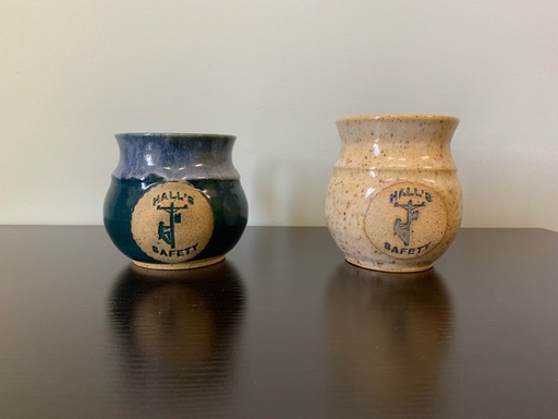 Hall's-Hand Made Pottery Mug Coffee Mug