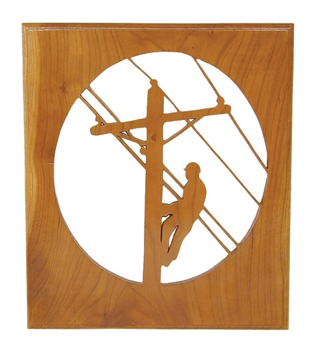 Hall's-Lineman Award Wall Plaques