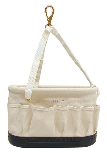 Hall's-Oval Bucket 7046S With 15 Outside Pockets