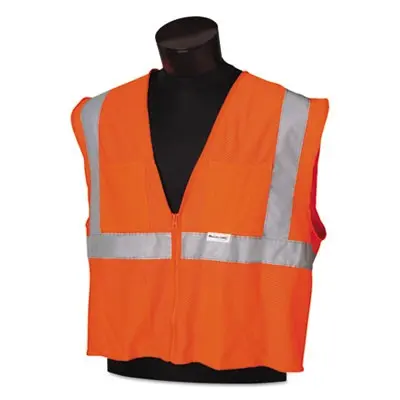 [3022283-O] Jackson Safety-Deluxe Ansi Class 2 Mesh 3022283 Orange Safety Vest. Discontinued 3X/4X Size Only