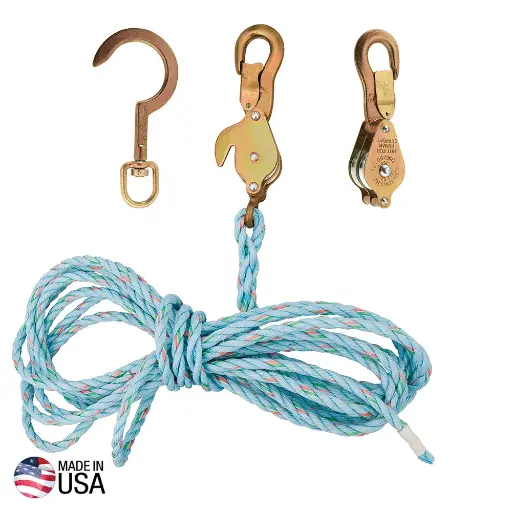 [1802-30SSR] Klein Block and Tackle 259 Anchor Hook Spliced 1802-30SSR