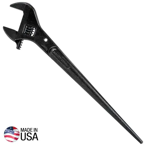 [3239] Klein-Adjustable Spud Wrench, 16-Inch, 1-5/8-Inch, Tether Hole
