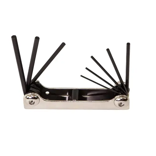 [70581] Klein-Folding Hex Key Set, 8-Key, SAE Sizes 70581