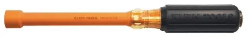 [646-7/16-INS] Klein-Insulated 646 Series Hollow Shaft Cushion Grip Nut Drivers - 7/16