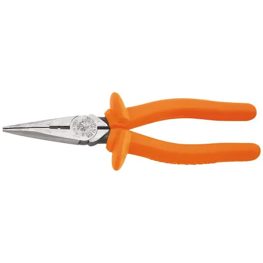 [D203-8-INS] Klein-Insulated D203-8-Ins Heavy Duty Long Nose Side Cutting Pliers