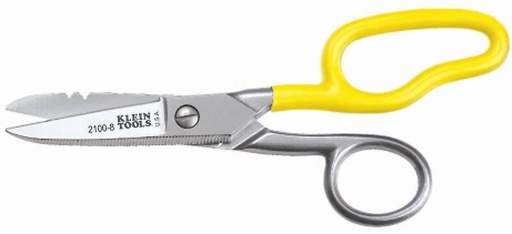 [2100-8] Klein-Stainless Steel Electrician’S Scissors 2100-8 With Stripping Notches