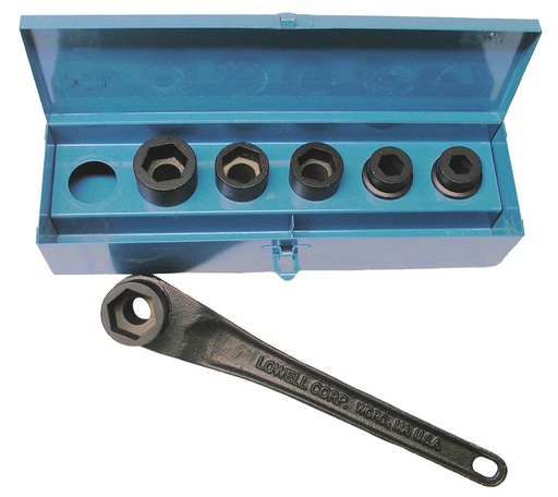 Lowell 511 Ratchet Wrench And Socket Set