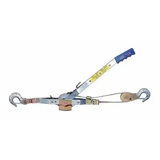 [144SB-6] Maasdam Cable Pow'R Puller 144SB6 4,000 lb. 2-Ton Capacity 6 ft. Max Lift 30:1 Leverage Winch Puller Come Along Tool with 6 ft. of Cable Included