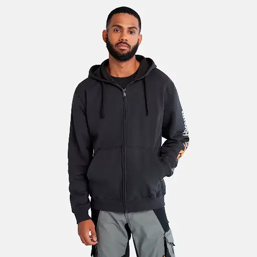 Men's Black Timberland Pro ® Hood Honcho Sport Zip-Front Hoodie