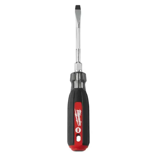 [48-22-2821] Milwaukee 1/4" Slotted - 4" Cushion Grip Screwdriver 48-22-2821