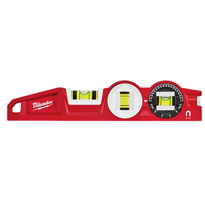 [48-22-5210] Milwaukee 10″ Die Cast Torpedo Level With 360 Degree Locking Vial 48-22-5210
