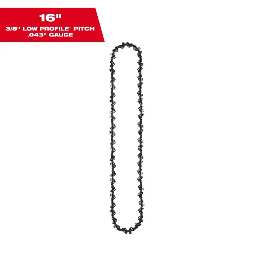 [49-16-2715] Milwaukee 16" Saw Chain Replacement For 2727-20 Chainsaw 49-16-2715