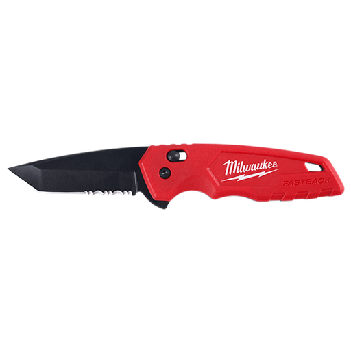 [48-22-1530] Milwaukee Fastback™ Spring Assisted Folding Serrated Knife 48-22-1530