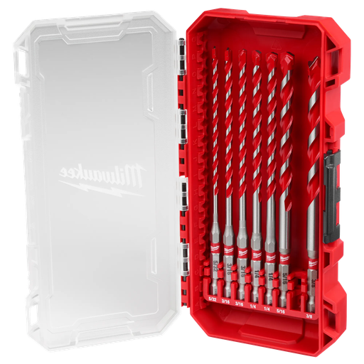 Milwaukee Shockwave Impact Duty™ Carbide Multi-Material Drill Bit Concrete Screw Install Set - 7Pc 48-20-8877