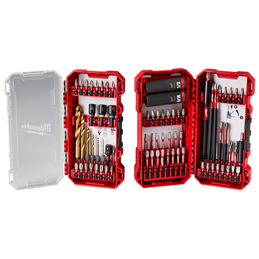 [48-32-4098] Milwaukee Shockwave Impact Duty™ Drill, Drive & Fasten Set – 75Pc 48-32-4098