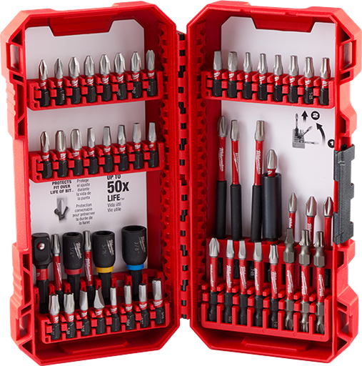 [48-32-4010] Milwaukee Shockwave Impact Duty™ Driver Bit Set - 54Pc 48-32-4010