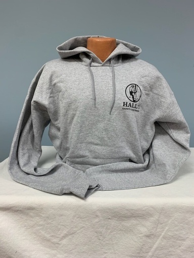New Hall's Logo Grey Hoodie (Light Grey)