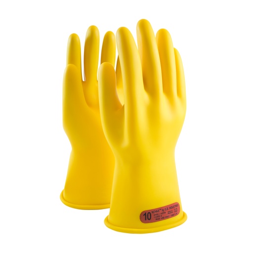 Novax® Yellow Class 0, 11″ Rubber Insulating Gloves 170-0-11