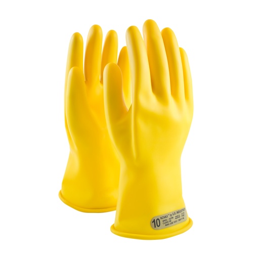 Novax® Yellow Class 00, 11" Rubber Insulating Gloves 170-00-11