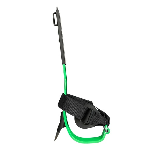 [TBG94089AV-BL] Titanium Climbers-TBG94089AV-BL (Black) Bucklite™ Titanium Grip™ Pole Climbers W/ Hook And Loop Strap