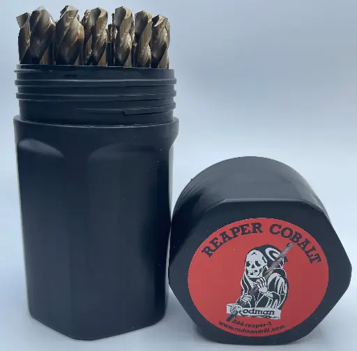 [RODM7-29] Rodman-Reaper Cobalt 29 Piece Drill Bit Set Silo (1/16 – 1/2" by 64ths)