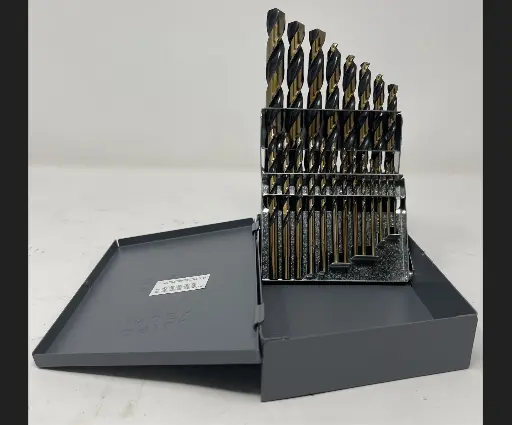 [56-4021] Reaper HSS Drill Bit Set 21pc - 1/16" thru 1/4" x 64ths & 9/32" thru 1/2" x 32nds