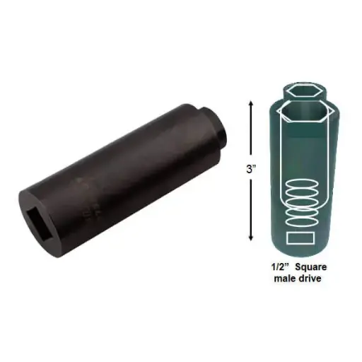 [21-R4C13-0000] Lowell-DSS Double Shot Impact Socket