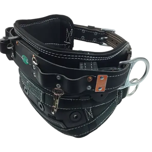 Bashlin's Leather 88UX4DCC "EZ Rider" 4 Dee-Ring Body Belt 