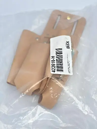 Buckingham 422610-H 4 Pocket Leather Bag w/Snap 