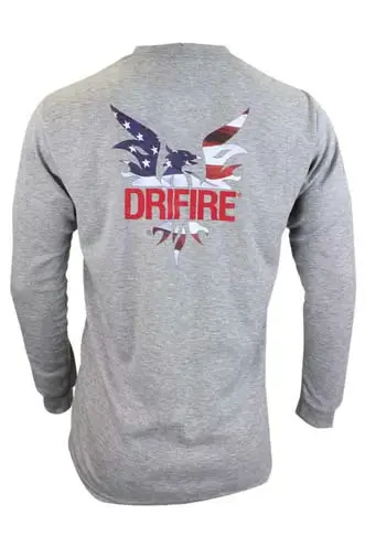 DRIFIRE FR Phoenix Power Dry Long Sleeve T-Shirt TEE-PHX-PDG CAT2 Grey