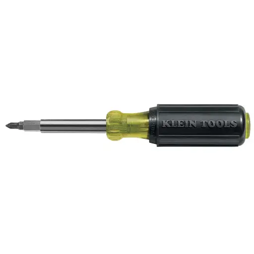 [32477] Klein-Multi-Bit Screwdriver / Nut Driver, 10-in-1, Phillips, Slotted Bits 32477