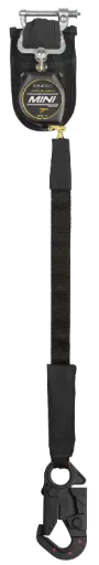 [72907SP8S] FallTech 7' Arc Flash Mini Pro™ Class 1 Personal SRL-P, Single-leg with Steel 5k Carabiner