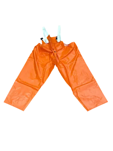 [2256-50F] 2256 Natwear Flo Orange Nomex Series 25 Natarc Rainwear BIBS Flametech™ Size 3XL Only