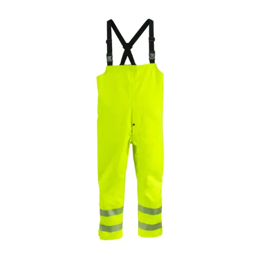 Nasco-ArcJoule FR Rainwear Bib Trouser | Fly Front | HiVis ANSI Class E 7501TFY102