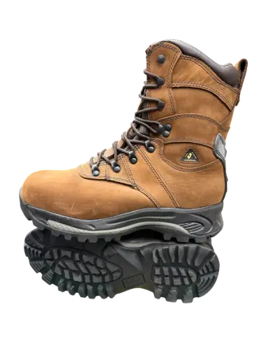 [4788-10M] Hall's-Golden Retriever Dry-Dawgs™ Composite Toe  Boot 9" (Size 10 Only) Aged Stock