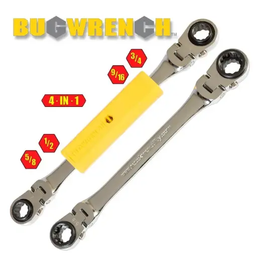 [BW-288] BugWrench™ Flex Head 4-in-1 Insulated Wrench BW-288