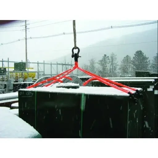 [93332INORUT001] Hall's WL 93332INORUT001 Four Leg Adjustable Transformer Sling Made From 1/2" Yalex